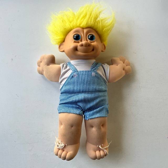 Troll RUSS Soft with Rubber Face - Yellow Ha...