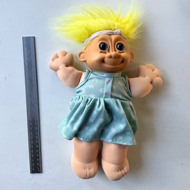 Troll RUSS - 1990’s - Yellow Hair, Blue Ey...