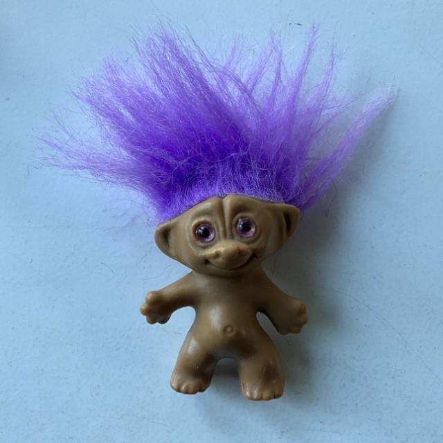 Troll - Purple Hair - Purple Eyes (8cm Height)