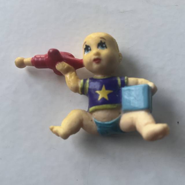 Mini Baby Figure - with toy Plane (2cm Height)