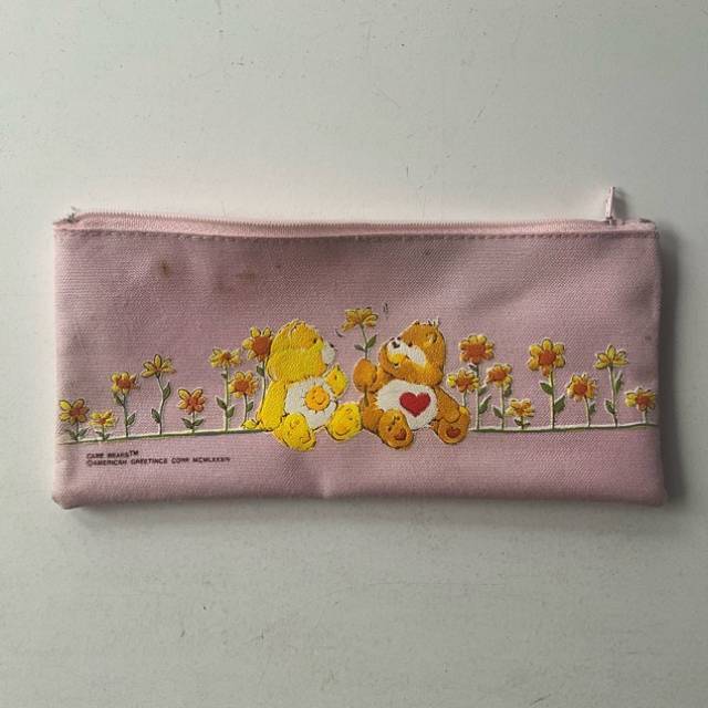 CARE BEARS - Pencil Case - 1980s (Pink)