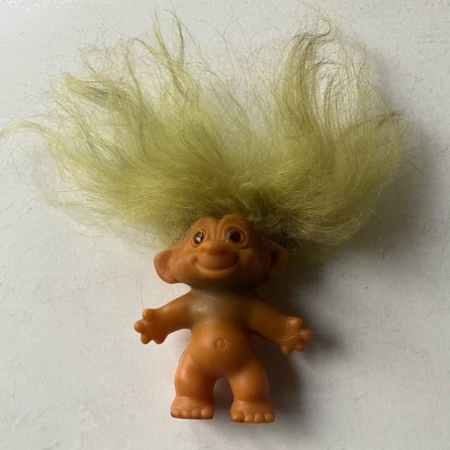 Troll UNEEDA (12cm Height) Green Hair, Brown...