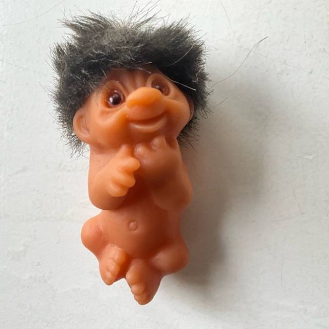 Troll DAM 1985 (10cm Height) Brown hair and...