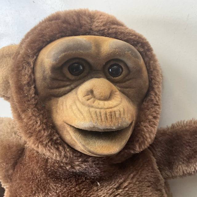 Monkey Hand Puppet Toy Chimp Chimpanzee Long...