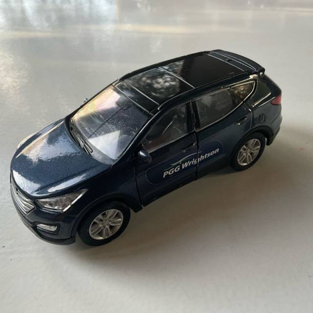 WELLY - HYUNDAI SANTAFE No 4267 (Blue PGG Wr...