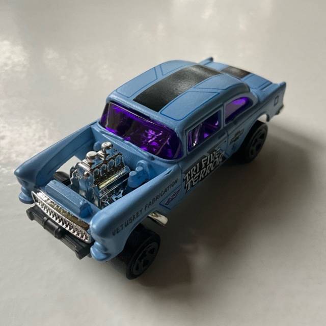 HL 55 Chevy Bel Air Gasser Blue (TRI FIVE TE...