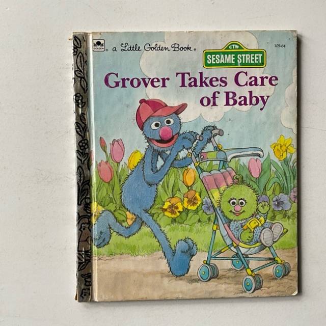 Golden Book - Grover Takes Care of Baby (SES...