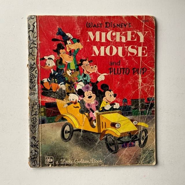 Golden Book - MICKEY MOUSE and PLUTO PUP ED7...