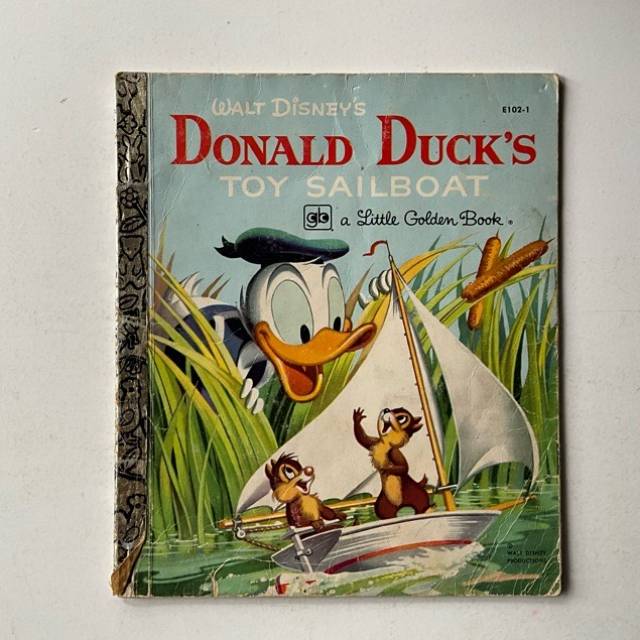 Golden Book - DONALD DUCK’S TOY SAILBOAT E...