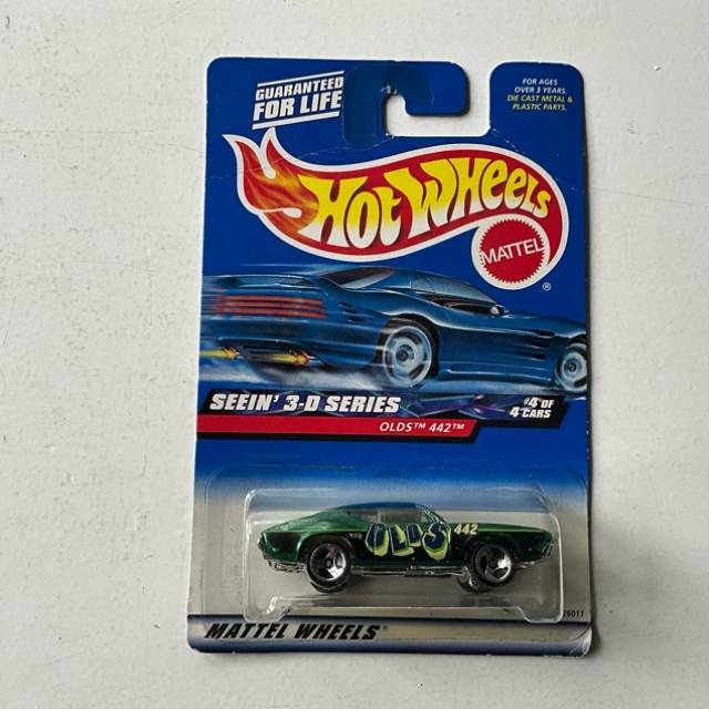 HW OLDS 442 Green No 012