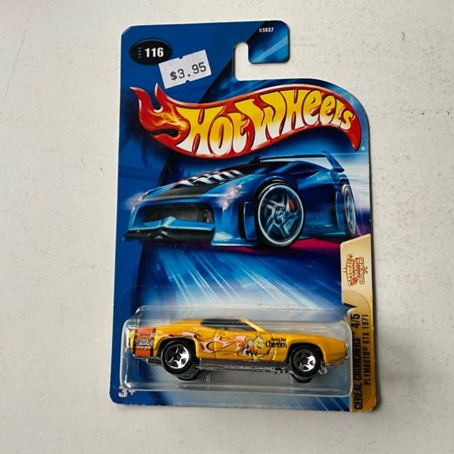 HW PLYMOUTH GTX 1971 CEREAL CRUNCHERS No 116