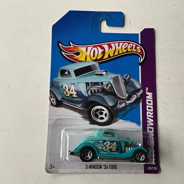 HW 3-WINDOW ‘34 FORD Blue (34) HW SHOWROOM...