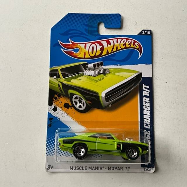 HW ‘70 DODGE CHARGER RT Green MUSCLE MANIA...