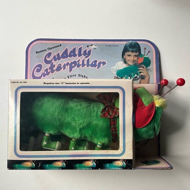 CUDDLY CATERPILLAR (Battery Operated) 1984
