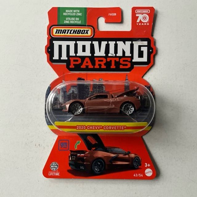 MB 2020 CHEVY CORVETTE - MOVING PARTS No 43
