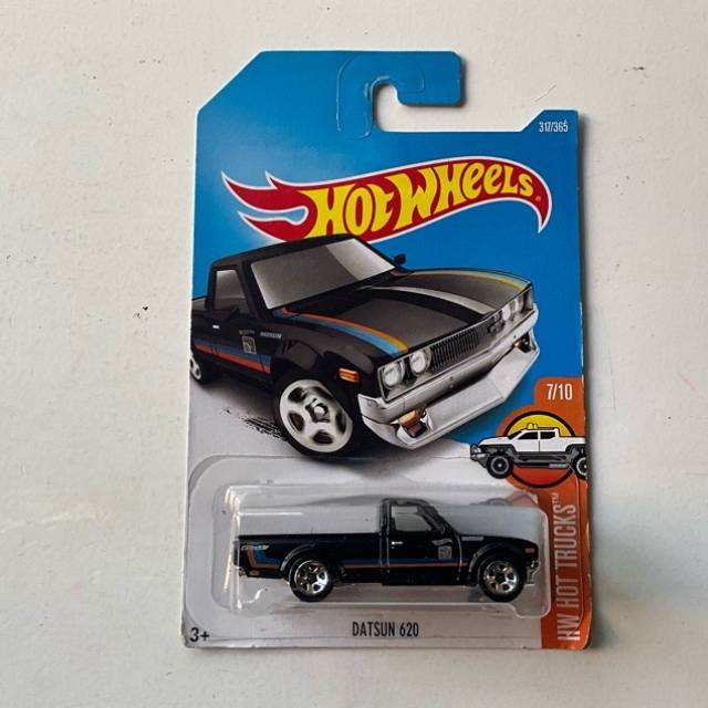 HW DATSUN 620 Black HW HOT TRUCKS No 317