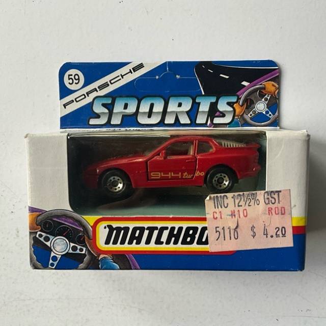 MB 59 PORSCHE 944 TURBO Red 1991 (LYL 248)