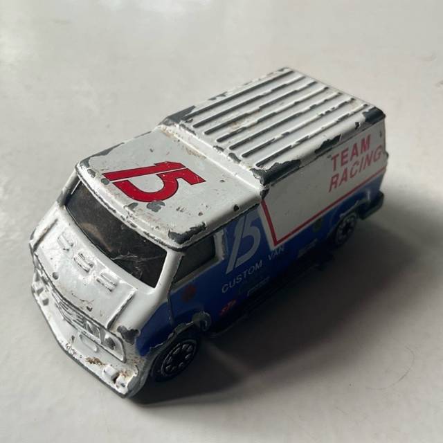 Corgi HOT ROD CYSTOM VAN (TEAM RACING) White...