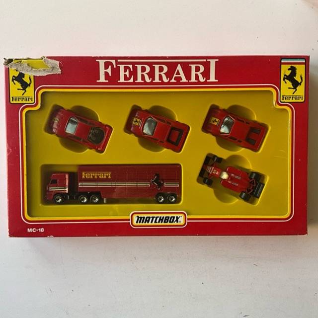 MB FERRARI GIFT SET MC-18 1990 (LYL 306)