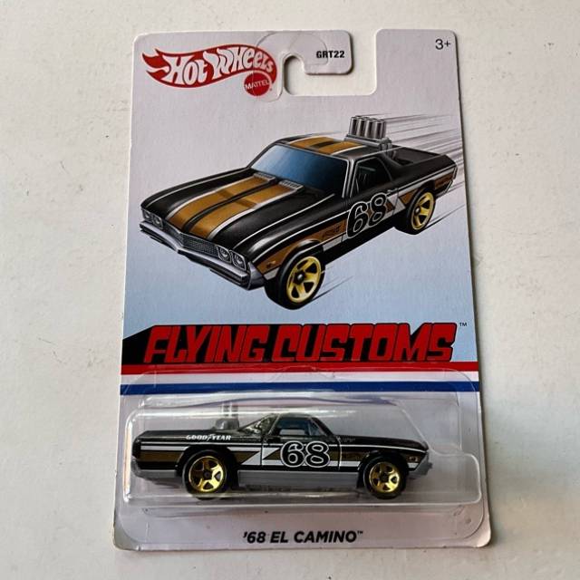 HW ‘68 EL CAMINO Black (68) FLYING CUSTOMS