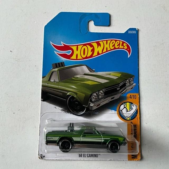 HW ‘68 EL CAMINO Green MUSCLE MANIA No 333