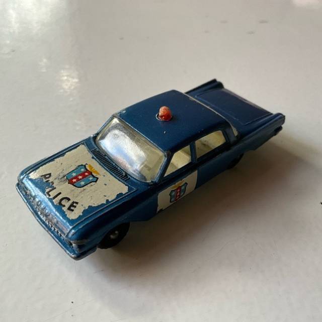 MB LESNEY FORD FAIRLANE POLICE CAR Blue No 55