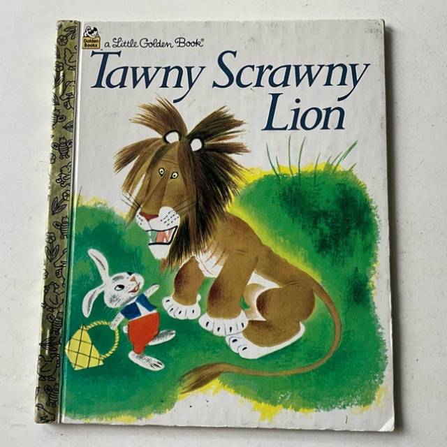 Golden Book - Tawny Scrawny Lion 1980