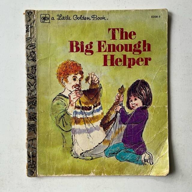 Golden Book - The Big Enough Helper E208-5 1...