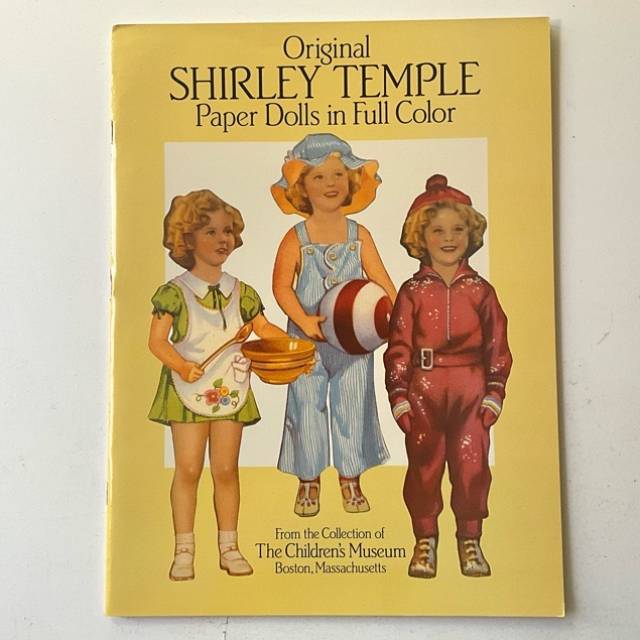 1988 Paper Doll Book ORIGINAL SHIRLEY TEMPLE...