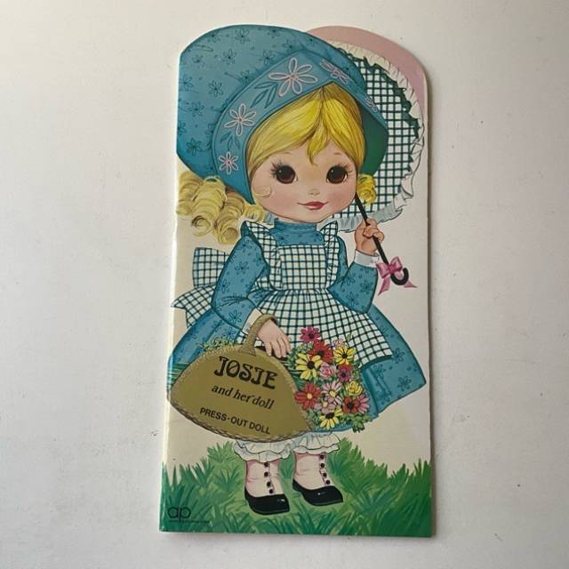 70s Mod Repro Josie and her doll Big Eyes Pa...