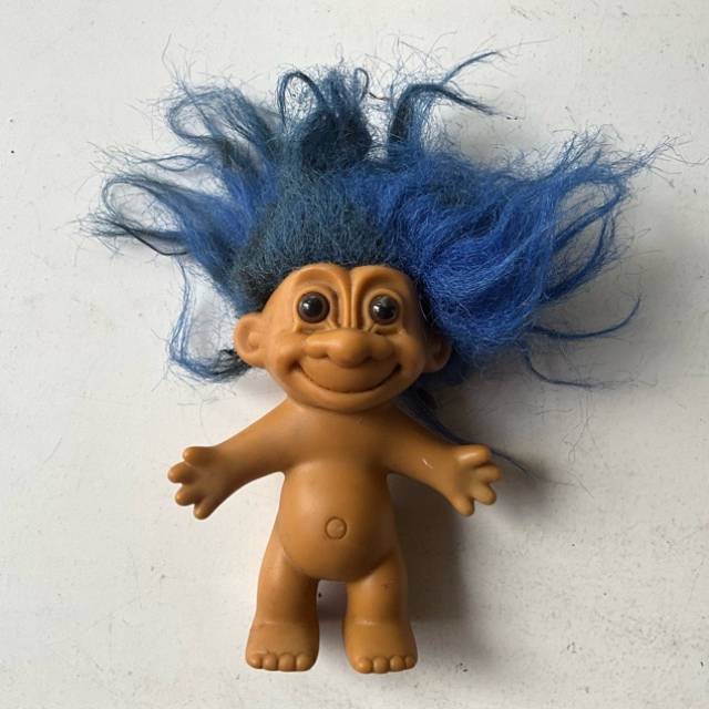 Troll RUSS 17cm Height Blue Hair