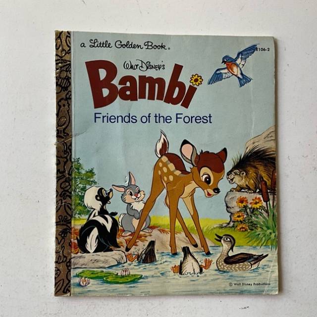 Golden Book - Disney Bambi Friends of the Fo...