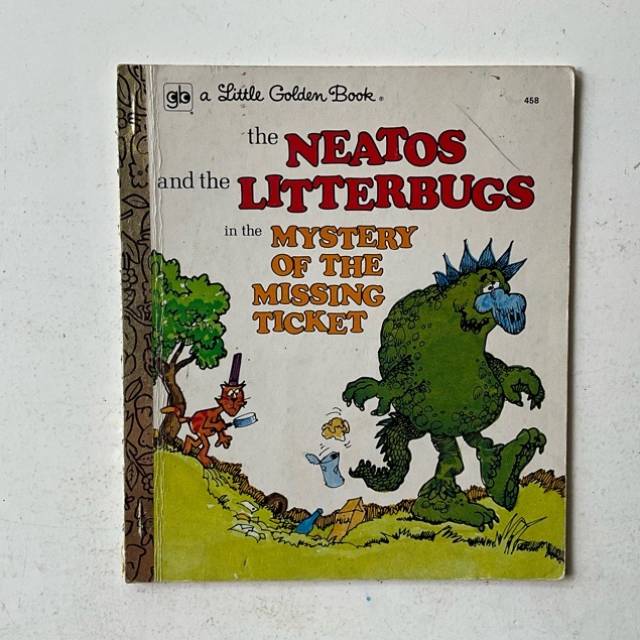 Golden Book - the NEATOS and the LITTERBUGS...