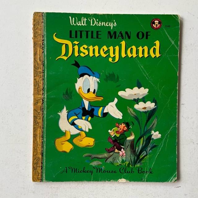 Golden Book - LITTLE MAN OF DISNEYLAND D46 1...