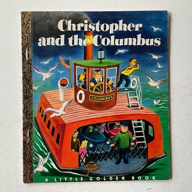 Golden Book - Christopher and the Columbus 1...