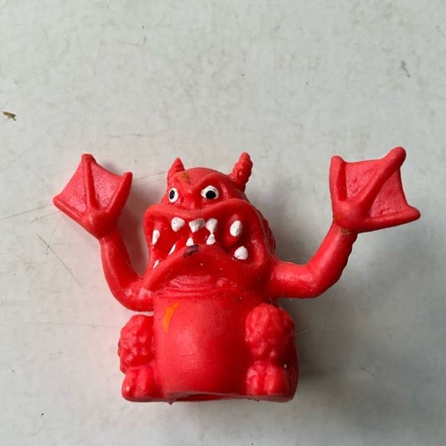 Russ Berrie - Rubber Finger Puppet (Red Mons...