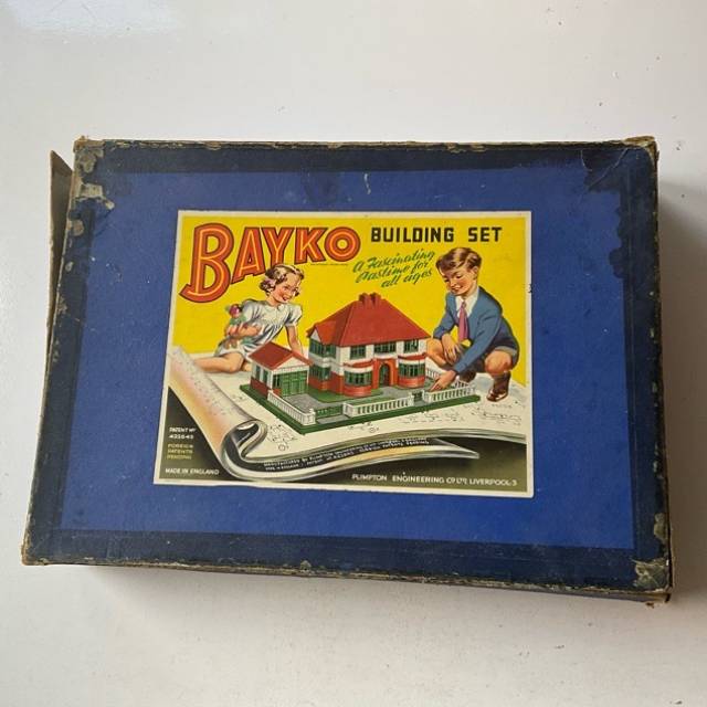 1950s VINTAGE BUILDING BLOCK SET BAYKO ENGLA...
