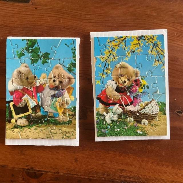 PUZZLE’s SMALL - x2 PUZZLE’S (BEARS)