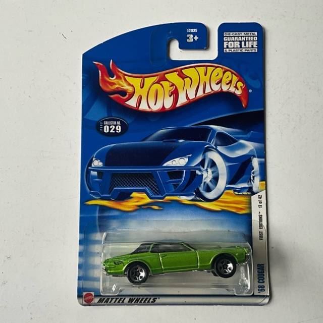 HW ‘68 COUGAR Green FIRST EDITIONS No 29