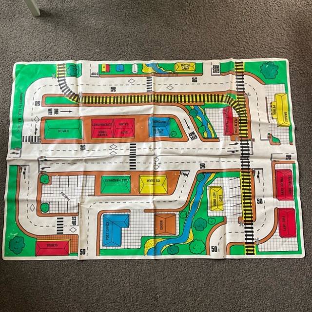 PVC PLAY MAT 1980s (NZ MADE) 990cm x 690cm