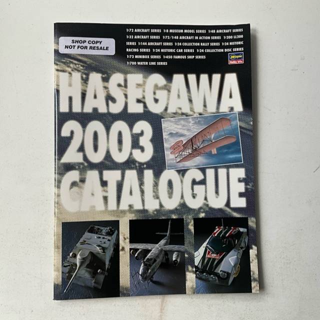 Hasegawa 2003 Full Color Hobby Model Kits Ca...
