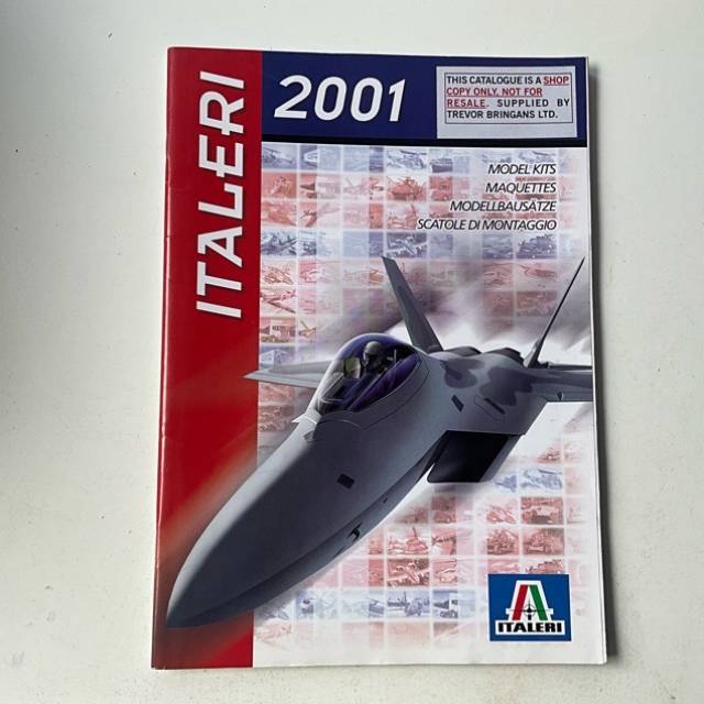 ITALERI MODEL KITS 2001 CATALOG, CARS, TRUCK...