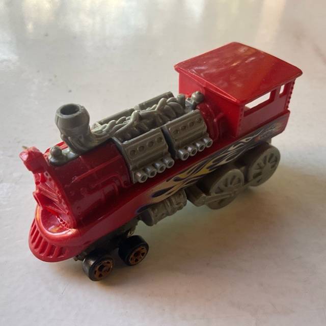 HF 1996 Rail Rodder Red Train Locomotive Tha...