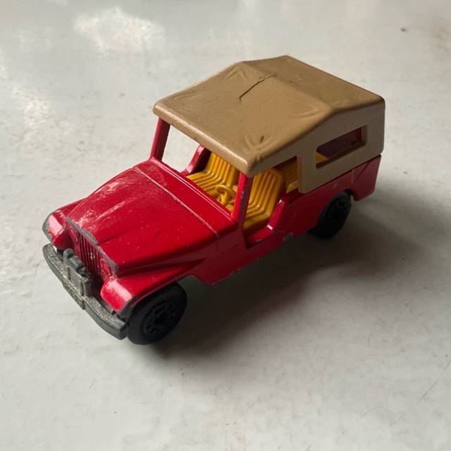 MB SUPERFAST No.53 JEEP CJ6 1977 Red Tan