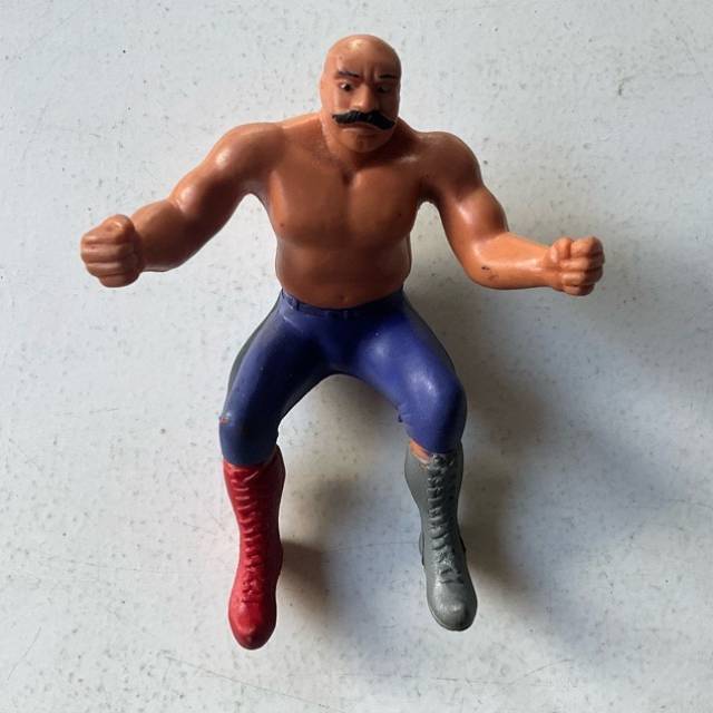 WWF Iron Sheik Thumb Wrestlers Action Figure...