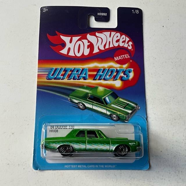 HW ‘64 DODGE 330 Green ULTRA HOTS No 1