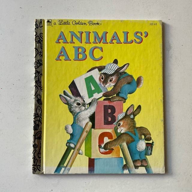 Golden Book - ANIMAL ABC 202-65 HC 1985