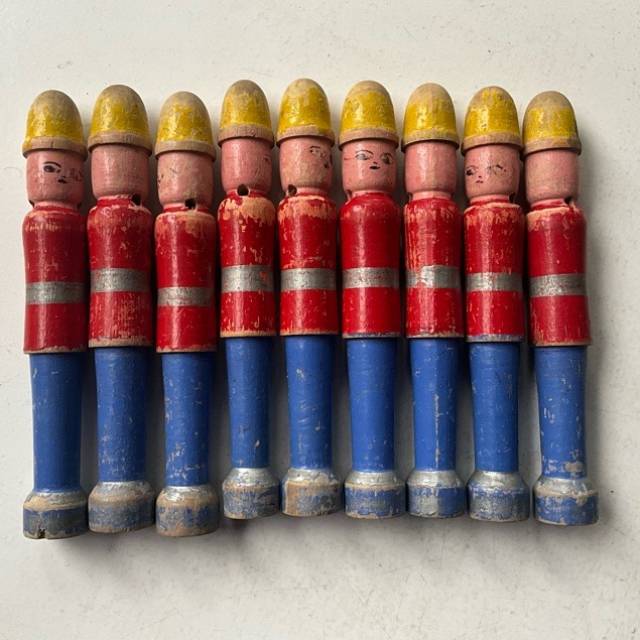 Antique Set of Early 20th Century Hand Paint...