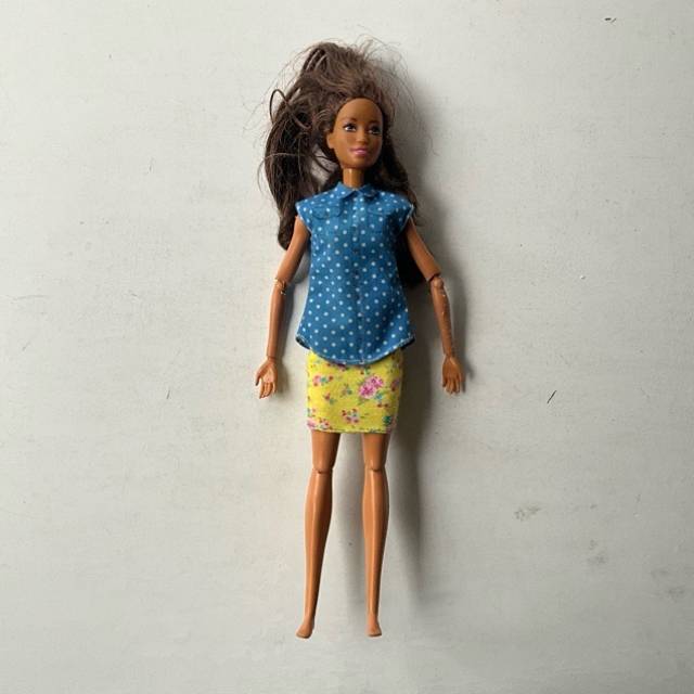 Barbie - 2014 Head 2015 Body Brown Hair skin...
