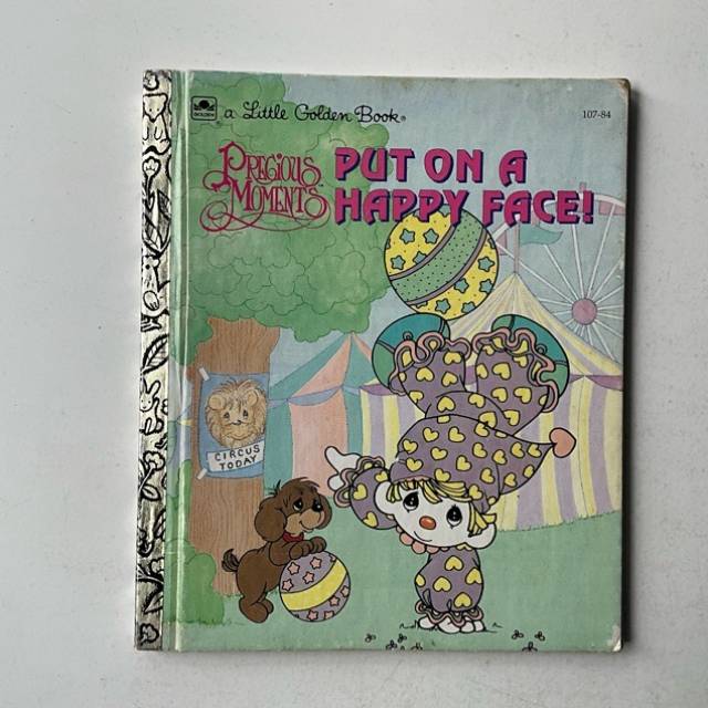Golden Book - Precious Moments PUT ON A HAPP...